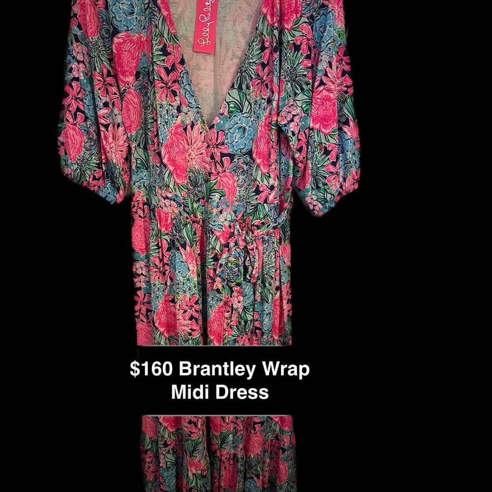 Lilly Pulitzer Brantley Wrap Midi Dress